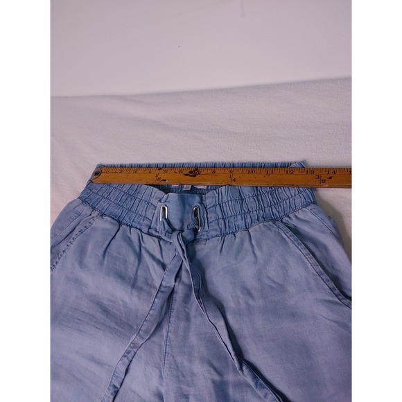 Dynamite LIGHT Denim Jogger Elastic Band Boho Baggy Comfort Pockets Jeans - Picture 9 of 11